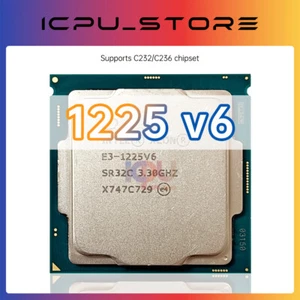 Procesador CPU Intel Xeon E3-1225 v6 SR32C 3,3 GHz 4 núcleos 73 W LGA1151 - Imagen 1 de 3