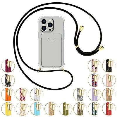 Collana (O) per Apple iPhone 15 Pro Cover protettiva Custodia con cordino - Immagine 1 di 4