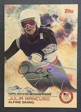 2014 Topps US Olympic & Paralympic Team #59 Julia Mancuso Autograph Auto Alpine