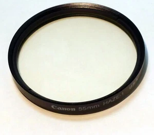 Canon 55mm Filter Haze-1 UV made in USA SSC SC - OEM Genuine - Picture 1 of 8