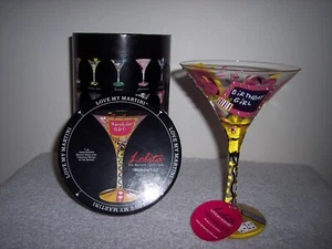 LOLITA  LOVE MY MARTINI~"BIRTHDAY GIRL"  MARTINI GLASS"~ 7 OZ MARTINI GLASS - Imagen 1 de 12