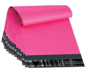 Bolsas de correo postal bolsa de polietileno rosa fuerte auto sellado correo postal - todos los tamaños - Imagen 1 de 6