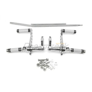 Forward Control Chrome Foot Pegs for Harley Dyna Low Rider FXDL 1993-2017 FXDB - Picture 1 of 12