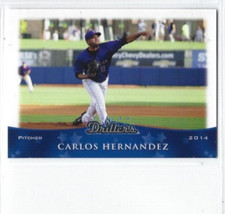 2014 Tulsa Drillers (Double A-Colorado Rockies) Carlos Hernandez