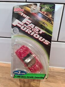 Vintage Racing Champions The Fast and The Furious 1/64 Red Chevy Corvette