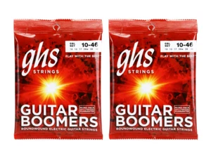 2-Pack GHS GBL Boomers Roundwound Electric Guitar Strings Lights (10-46) - Picture 1 of 4
