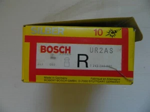 BOSCH SPARK PLUGS SILVER ELECTRODE UR2AS EQUIV NGK CRHS BOX OF 10 CLEARANCE - Picture 1 of 1