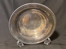 Reed & Barton Plate Round Tray 1208 Swirl Embossed 9.5”