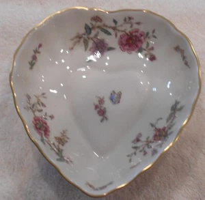 Secret Garden Heart Shape Dish by Gorham - Picture 1 of 2