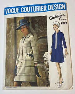 Vintage Vogue Pattern Couturier Design 2023 Galitzine Dress Size 12 NOS Uncut - Bild 1 von 6