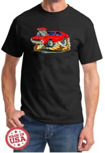 1968 1969 AMC AMX Full Color Cartoon Tshirt NEW FREE SHIPPING - Picture 1 of 11