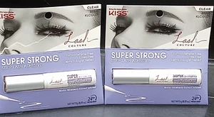 (2 Pack) Kiss Lash Couture Super Strong Strip Lash Adhesive #67778 Clear - Picture 1 of 4