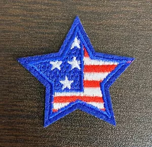 Embroidered American Flag Stars & Stripes Iron Patch - Picture 1 of 4