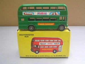 Budgie Toys 236 AEC Routemaster 64 Seater Double Decker Bus rare Green MIB - Picture 1 of 10