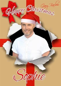 PERSONALISIERTE GARY BARLOW WEIHNACHTSKARTE - Bild 1 von 3