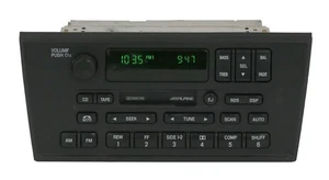 2000-2001 Lincoln LS AM FM Alpine Radio Cassette w CD Control XW4F-18C870-BK - Picture 1 of 6