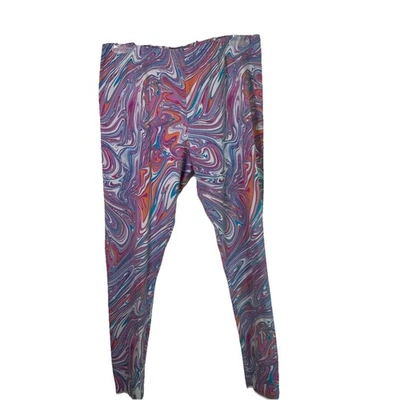 Lands' End Women's XL (14-16) Tie Dye Swirl Leggings - Image 1 of 4