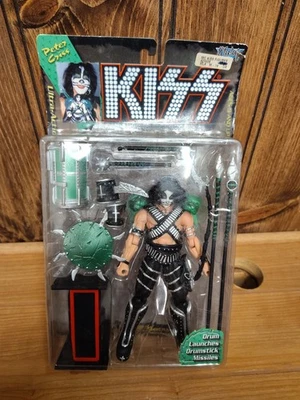 Figura de acción McFarlane Toys KISS Peter Criss Ultra 1997, nueva en caja usada  Foto 1 de 2