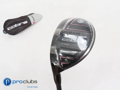 New! Left Handed Cobra T-RAIL 4 Hybrid w/HC - KBS PGI 85 Stiff Flex - 397474 - Image 1 of 4