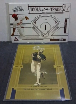 OZZIE SMITH 2005 Playoff Tools of the Trade Red 133/250 & Donruss Classics/1000 Foto 1 de 4