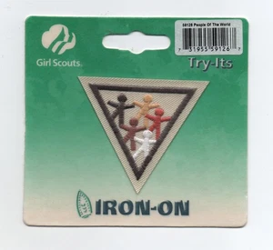 Brownie GS, People Of The World, Try-Its Patch, (1999+), Mint on Card! - Picture 1 of 2