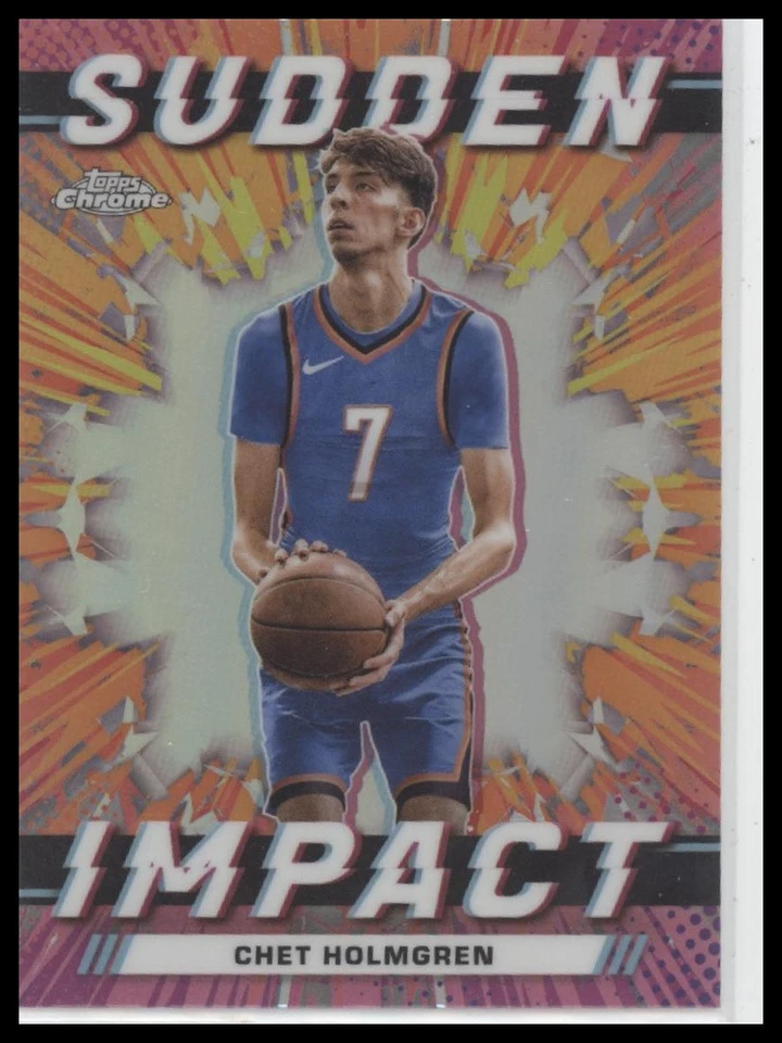 2023-24 Topps Chrome #SI-23 Chet Holmgren Sudden Impact - Image 1 of 1