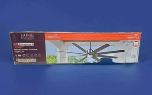 Home Decorators Kensgrove II 72" Indoor/Outdoor WiFi Ceiling Fan Brushed Nickel - Picture 1 of 6