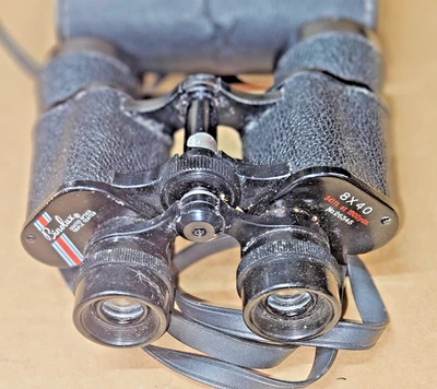 Binoplux 8-40 binoculars with case - Image 1 of 4