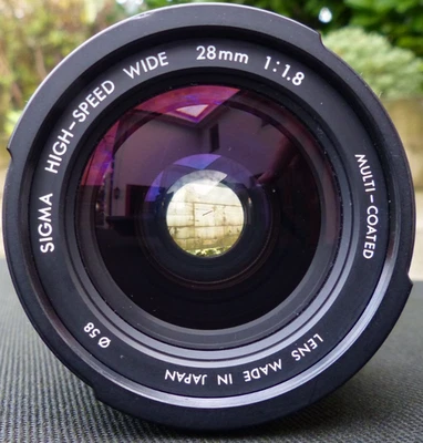 Sigma High Speed Wide 28mm f/1.8  Aspherical for Nikon (SPARES OR REPAIR). - Image 1 of 4