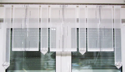 Schiebegardine ,Schiebegardine Set,Gardine, Schiebevorhang,Flächenvorhang Neu - Bild 1 von 4