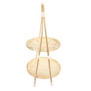 Bamboo Basket for Kitchen Fruit Vegetable Garden Harvesting Vegetables - Picture 1 of 12
