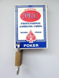 Poker Karten gelocht nicht austauschbar. ausgestattet mit Schloss P.G.C 21 SPECIAL - Bild 1 von 4