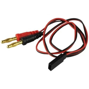 Cable de carga receptor UNI aprox. 30 cm conector JR batería cable de carga conector plátano dorado - Imagen 1 de 1
