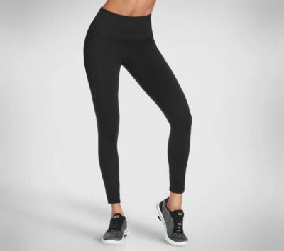 NWT Skechers Women's Go Walk High Waisted Legging with Pocket Black Size XS - Image 1 of 3