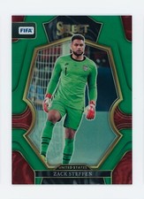 2022-23 Zack Steffen Panini Select FIFA Green Prizm USMNT Soccer Card 1/5