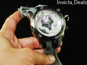 RARE Invicta 54mm Venom Swiss Made 5040.F Master Chrono Black Strap SS Watch - Bild 1 von 11