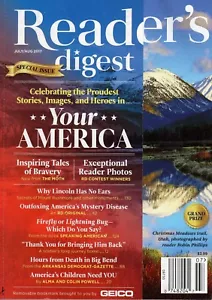 Reader's Digest - July/Aug 2017- Feat. Your America - Picture 1 of 1