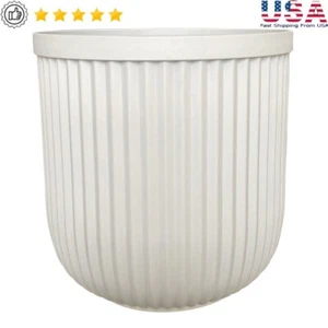 Ellan Resin Plant Pot W/ Drainage Indoor Outdoor Succulents Flowers Garden New - Picture 1 of 7