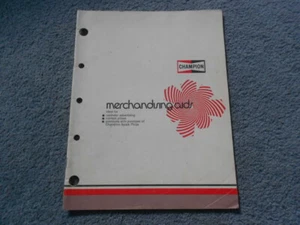 1974 CHAMPION Merchandising Aids Dealer Promotions Catalog Advertising Prizes  - Picture 1 of 11