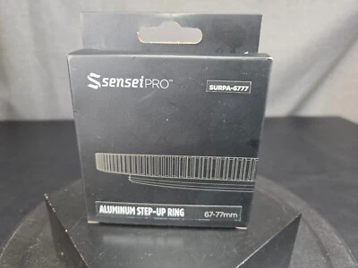 Sensei Pro Aluminum step-up ring 67-77mm NEW FAST SHIP!💨✅ - Image 1 of 4