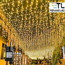 Tenda Luminosa Natalizia 240 LED Luce Calda 3 METRI PROLUNGA...