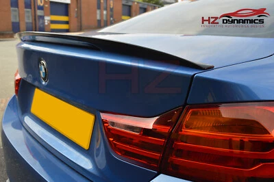 GLOSS BLACK PERFORMANCE LOOK BOOT LIP SPOILER FOR BMW 4 SERIES F32 2DR COUPE