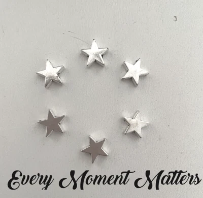 20 x Tibetan Silver STAR SPACER 11mm Beads Charms Jewellery Findings - Image 1 of 2