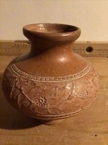 Vintage Vase Urn Rustic Arts And Crafts Style - Picture 1 of 12