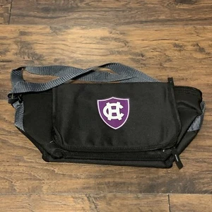 Holy Cross Crusaders NCAA Black Shield Logo Insulated Lunch bag With Strap - Bild 1 von 7