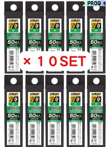 10er Pack-50 Klingen OLFA Ersatz schwarze Klinge 9 mm S-Typ kleiner scharfer Cutter BB50K - Bild 1 von 4