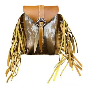 Showman Golden Plains Rindsleder Satteltasche hinten Cinch - Bild 1 von 2