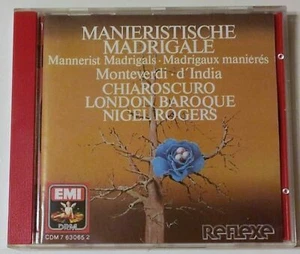 Mannerist Madrigals Chiaroscuro London Baroque Nigel Rogers Music CD - Picture 1 of 1