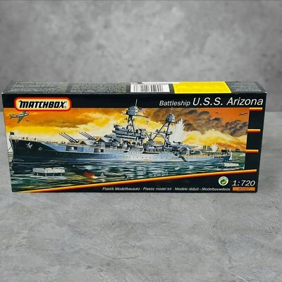 Matchbox BATTLESHIP USS ARIZONA 1/720 Scale Plastic Model Kit 40167 NIOB - Image 1 of 4