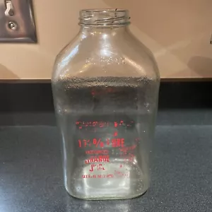 Vintage Glass Tropicana Orange Juice Bottle 64oz No Lid - Picture 1 of 1